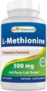 En İyi Doğallar L-Methionine 500 mg 120 Veggie Capsules