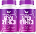 (2 Pack) GlycoEase Glyco Optimizer - Official GlycoEase Pills Natural Supplement Support, Glycoease Premium Naturals Capsules, Glycoeas Advanced Formula Reviews, 60 Capsules for 2 Months