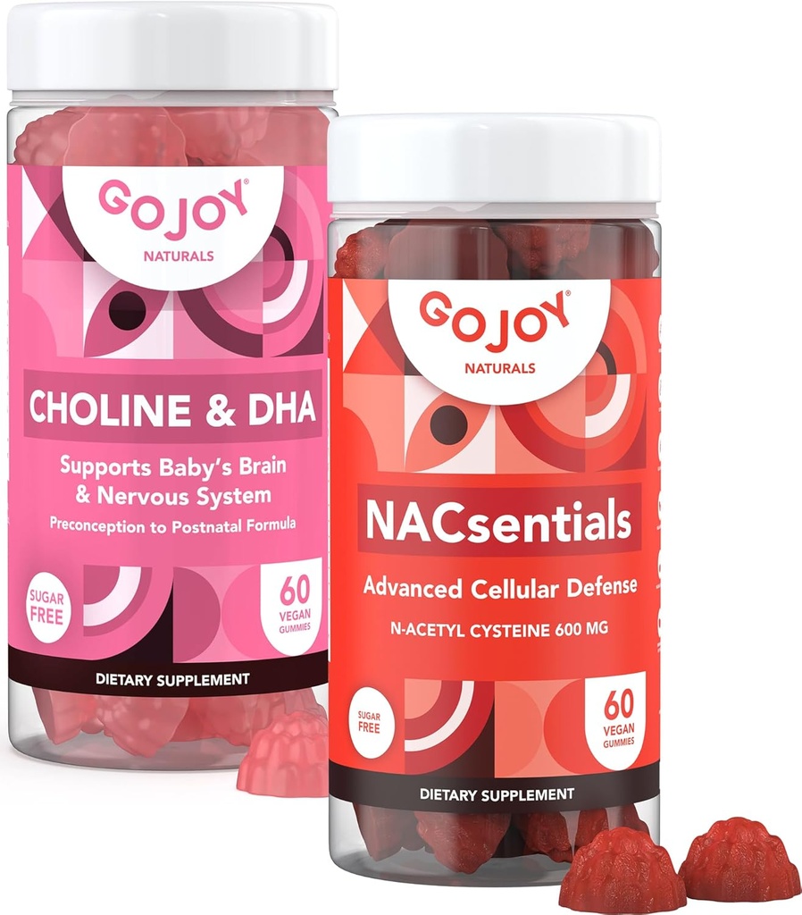 NAC 600 mg + Choline & DHA Gummies Sche - Daily Wellness için Beslenme Desteği