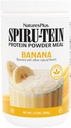 Natures Plus SPIRU-TEIN, Banana - 1.2 lbs - Plant-Based Protein Shake - Non-GMO, Vegetarian, Gluten Free - 16 Hizmetler