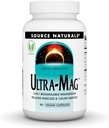 Source Naturals Ultra-Mag, Vegan Dietary Supplement, 5-in1 Bioδιαθέσιμο μαγνήσιο, Χαλαρώνει τους μυς και ηρεμεί τα νεύρα*, Vegan Κάψουλες (90)