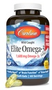 Carlson - Elite Omega-3 Gems, 1600 mg Omega-3 Fatty Acids Including EPA ve DHA, Norveç, Wild-Caught Fish Oil Supplement, Sustainable Sourced Omega 3 Fish Oil Capsules, Lemon, 130 Softgels