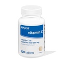 MAJOR Vitamin C 250 Mg - Diyet Supplement - 100 Tablet (1 Pack)