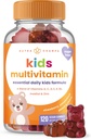 NutraChamps Kids Multivitamin Gummies | Sugar Free 120 Gummy Vitamins for Kids | Vegan & Non-GMO | Strawberry, Passionfur, Peach & Cherry