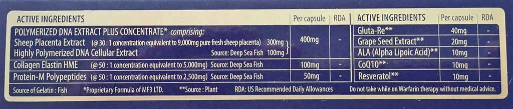 Orijinal İsviçre Placenta Softgels