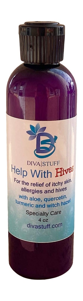 Diva Stuff Help with Hives, for The Relief and Prevention of Rashes, Hives, Ichy Skin, Red Ichy Bumps and More. Όλα τα φυσικά συστατικά, 4 oz