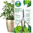Premium Evplantı Scisors | 100% paslanmaz Steel, Ultra-Precise Garden Clippers for Propagation & Trimming | Rust-Resistant, Easy Clean Pruning Shears | Kapalı & Açık | Comfortable & Ambidextrous