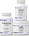 Tesseract Medical Research ProButyrate Gut Health Supplement & SafeCell S-Acetyl Glutathione Supplement & AuRx Autism Spectrum Medical Food Toz Toz Toz