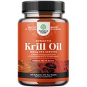 Antarktika Krill Oil 500 mg Softgels - Omega 3 Krill Oil Supplement with EPA DHA & Astaxanthin for Brain Joint & Heart - 3rd Party Lab Tested No Gluten GMOs or Fishy Aftertaste (Up to 8 Ay Supply)