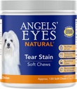 ANGELS' EYES Natural Tear Stain Prevention Soft Chews for Dogs | Tavuk Flavor / For All Breeds | No Wheat No Corn | Daily Supplement | Perrietary Formula