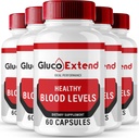 Gluco Capsules, GlucoExtend Support Formula Supplement Pills - maksimum Güçlü, Gluco Tüm Doğal Formula, Resmi GlucoExtend Health Capsules 5 Pack)