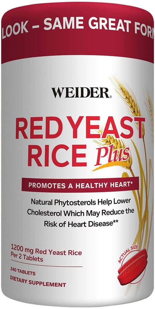 Red Yeast Rice Plus 1200 mg, 240 Tablet