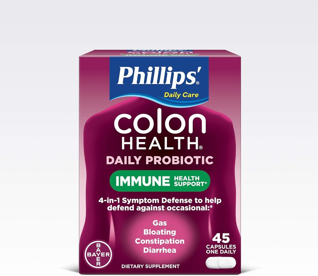 Phillips' Colon Health Probiyotik Supplement, 45 Count