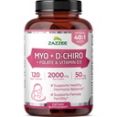 Kadınlar için Myo ve D-Chiro Inositol Supplement for Women - Fertness Supplement for Women with Ideal 40:1 Fiyatı Myo & D-Chiro Inositol D3 & Torchfolate Ovarian Support Vitaminleri - ISO Lab Tested (30 Hizmet)