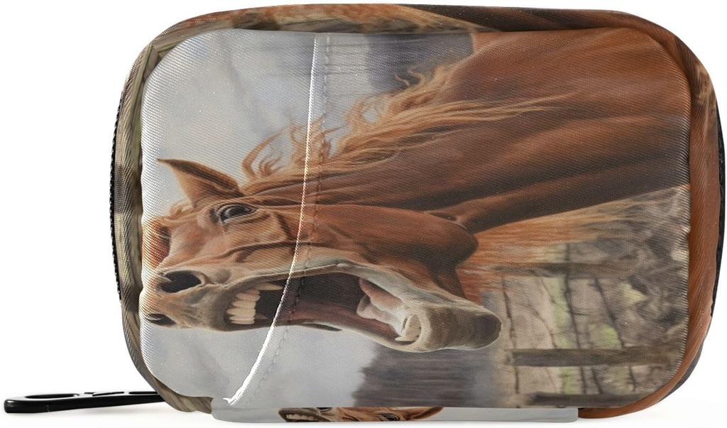 Horse Pill Organizer υπόθεση Portable Weekly Daily Pill τσάντα τσάντα με Zipper για συμπληρώματα Ιατρική Travel Family Business