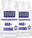 800MG Liposomal NAD + TMG 300MG ile, Actual NAD+ Supplement, Superior Abhidrorps NAD Plus for Cell Energy, Sağlıklı Ağlama ve Kas Onarım 120 Capsules (Pack of 2)