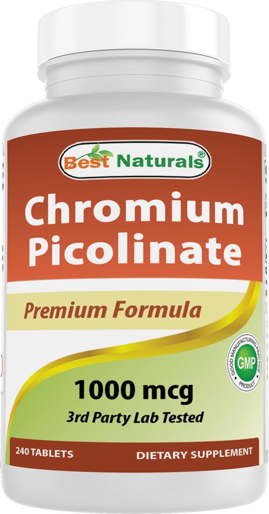 Best Naturals Χρώμιο Picolinate 1000mcg 240 δισκία
