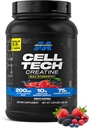 MuscleTech Kretine Monohidrat Toz Hücre-Teknolojik Kreatin Cömertine Cömertine Cöpücük Kadın Kas Yapı Supplements Meyvesi, 3 lbs (27 Serv)