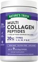 Nature's Truth Multi Collagen Peptide Toz | 9 oz | Tip I, II, III, V, X | Unflavored | Non-GMO & Gluten Free Supplement Supplement