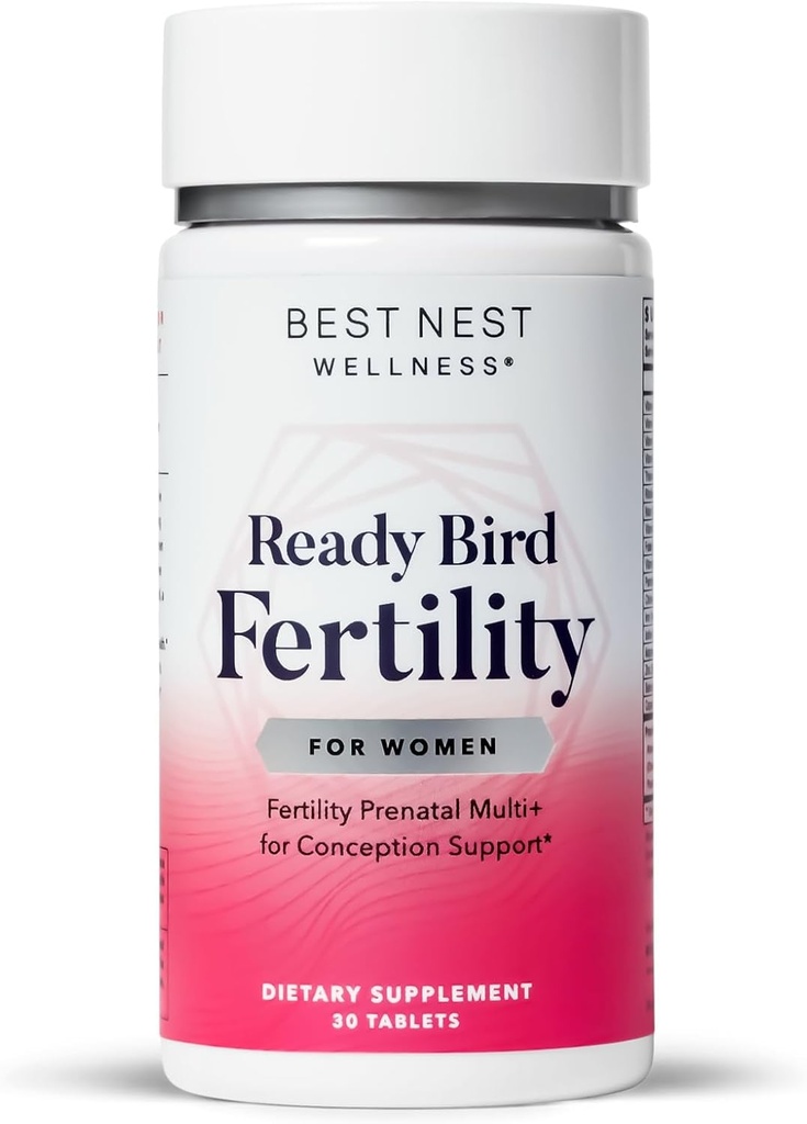 En İyi Nest Wellness Women's Fertness - Hamile Destek için Günlük Multivitamin - Medeniyetli Vitaminler Aids Conception - Ashwagandha & Folate ile Beslenme Supplement - 30 Tablet