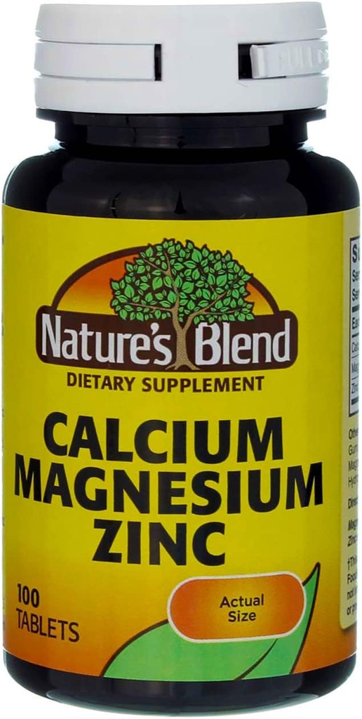 Nature's Blenduba Magnezyum çinko, 100 Tablet (Paketi 3)