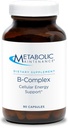 Metabolic Bakım B-Complex - Kadınlar ve Erkekler için B Kompleksi, Hücre Enerji Desteği Folate, Niacin ve Biotin, VIT B Supplement - 90 Vegan Capsules (Pasa 1)