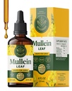 HERBAMAMA Mullein Drops for Lungs - Vegan Lung Cleanse with Mullein Leaf Extract, Echinacea Tincture & Licorice - Μη ΓΤΟ, Αλκοόλ & Χωρίς ζάχαρη Συμπλήρωμα αναπνευστικής υποστήριξης - 56-Ημέρα προσφοράς