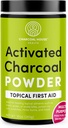 Charcoal House Hardwood Aktif Charcoal Toz - Charcoal Poultices, Charcoal Foot Soaks, Charcoal Baths & More! - 10ozal Baths & More!