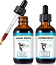 Köpekler için Kennel Cough Tedavisi, Köpekler için Doğal Cough Supplement, Gentle Dog Congestion Relief, Liquid Dog Antivirüs Relief (2 Fl Oz (Pack of 2))