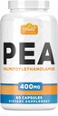 Palmitoyl emailamid Capsules | Pea 400 mg | 60 Pill Count | Natural Inflammation & Pain Management | Lab Tested Malzemeler