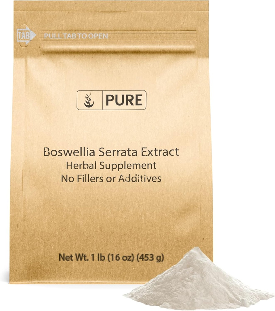 PURE ORIGINAL INGREDIENTS Boswellia Serrata Extract (1lb) Herbal Supplement Toz, Non-GMO
