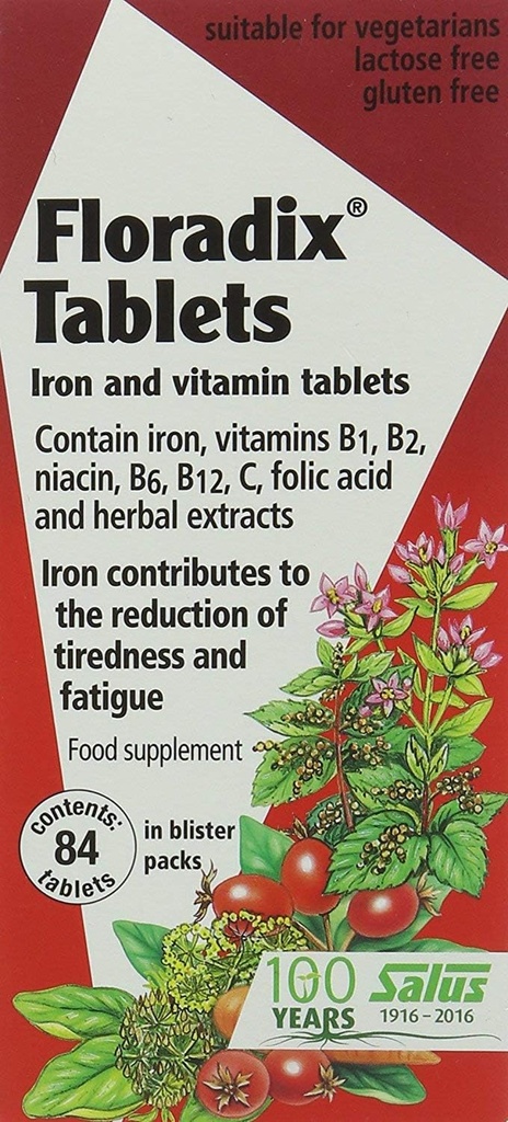 (2 Pack) - Floradix - Floradix Iron | 84's | 2 Pack Bundle