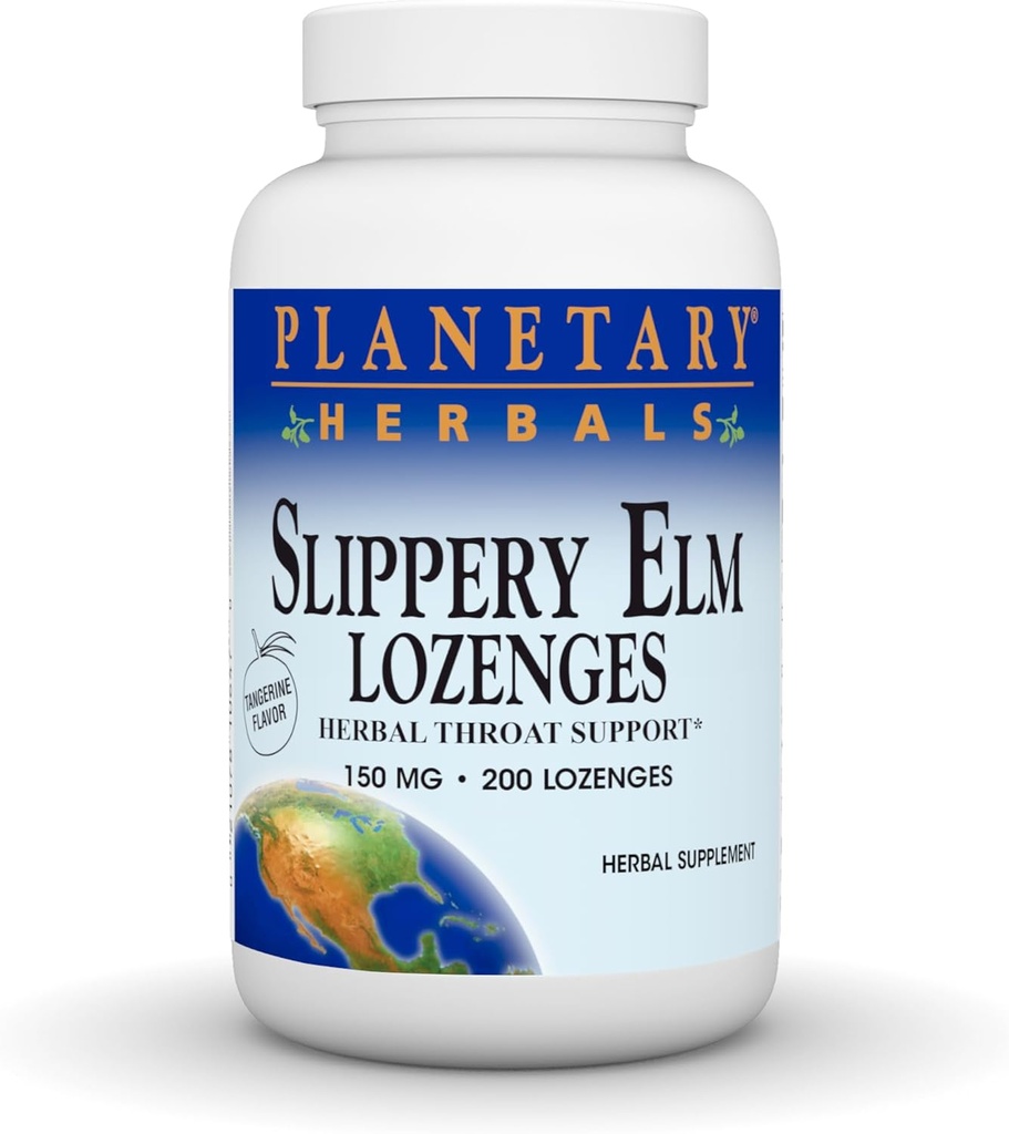 ΦΥΤΟΫΦΑΝΤΟΥΡΓΙΚΑ ΒΕΡΜΑΝΙΑ Slippery Elm Lozenges, Tangerine, 200 Count