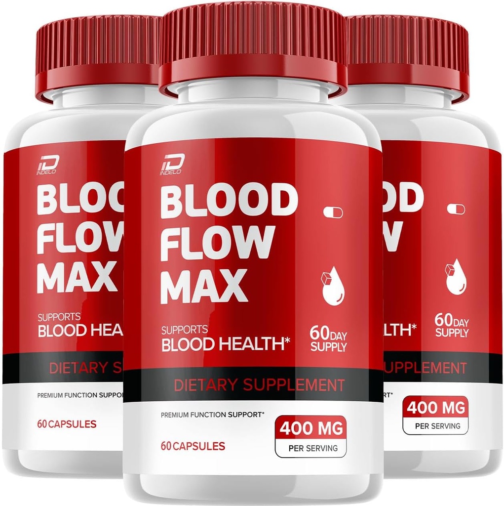Blood Flow Max Capsule - BloodFlowMax Advanced Formula, BloodFlow Max Extra Strength, Genel Wellness,All-Doğal Vitaminler, Yorumlar (3 Pack - 180 Capsules)