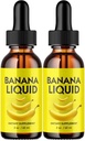 Banana Supplement Liquid Original 60 ml Banana Extract Liquid for Women Gut Health 2 Pack