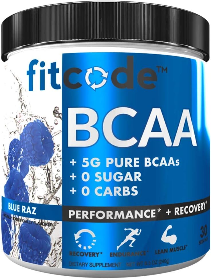 5G ile Ultra Premium BCAA'lar Proven 2:1:1:1 1 Reout Recovery, Lean Muscle growth, Endurance, 30 Hizmet (Mavi Raz)