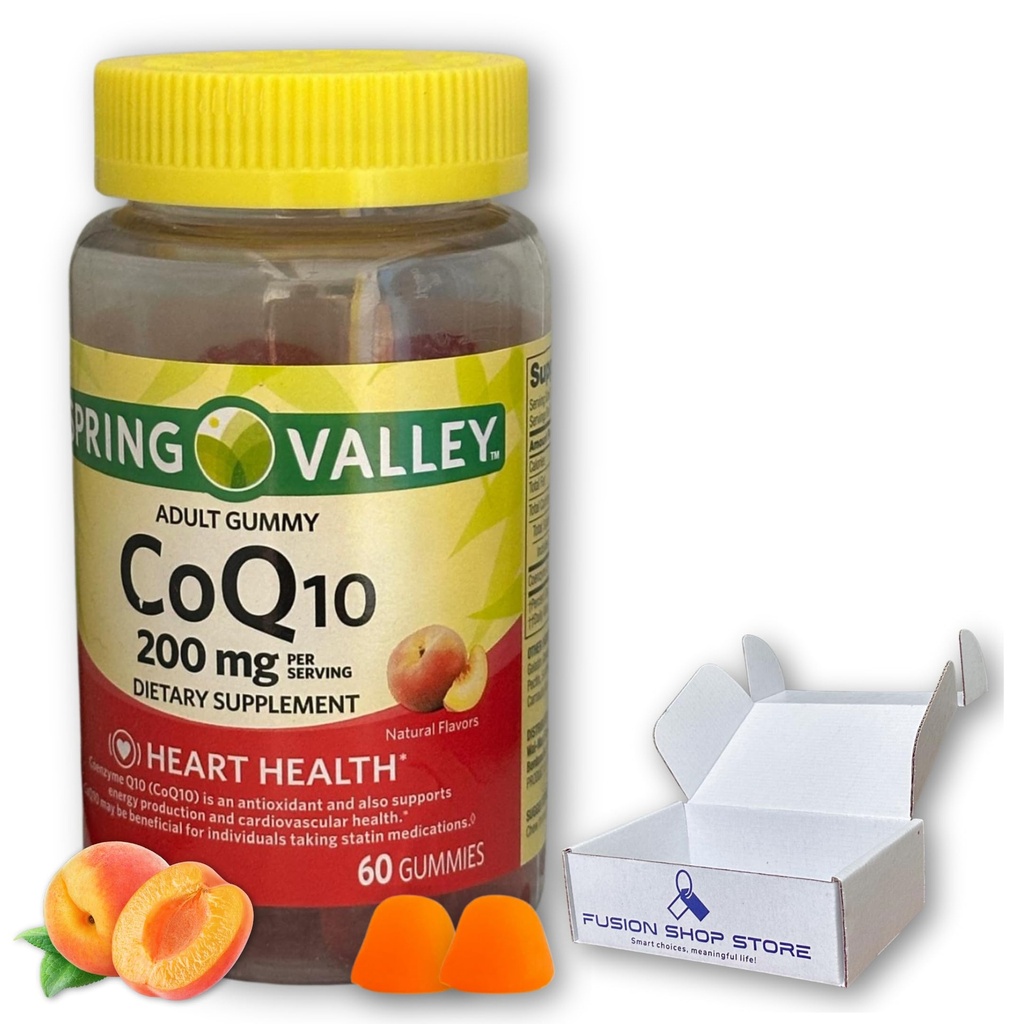 STORE Akıllı seçimler, anlamlı yaşam! Coq10 Yetişkinler için 200 mg Gummies- Coenzyme Supplement 60 ct (Pack of 1)