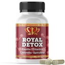 Royal Detox - All-in-One Cleanse | Zeolit, Cilantro, Chlorella, Spirulina, Apple Pectin | Full Body, Liver, Colon Detox | Supports Energy, Mood, Immunity, Gut Capsules