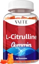 L Citrulline Gummies for Men - Güçlü Vasodilator withuba, 1600 mg per Service, Ekstra Kuvvet, Boostsxyl ve Nitrik Çimento Üretimi, Destekler Enerji ve Endurance, 60 Chewable Gummy