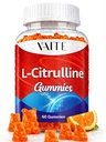 L Citrulline Gummies for Men - Güçlü Vasodilator withuba, 1600 mg per Service, Ekstra Kuvvet, Boostsxyl ve Nitrik Çimento Üretimi, Destekler Enerji ve Endurance, 60 Chewable Gummy