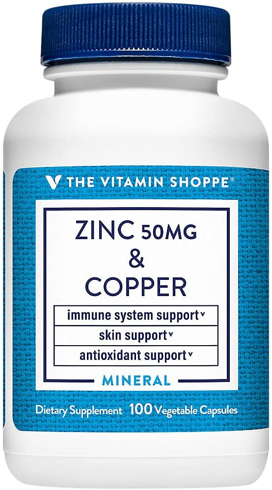 Copper ile çinko - Immune Health - 50 MG (100 Vegetarian Capsules)