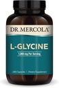 Dr. Mercola L-Glycine - Glutathione & Collagen - Destekler Kalp, Beyin, Digestion, Metabolic & Immune Health - Non-GMO, Gluten-Free & Soy-Free - 180 Capsules (90 Hizmet)