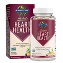 Life Herbals Heart Health Supplement with Folate, Bergamot, Green Tea & Vitamin E & K for Cholesterol, Circulatory & Blood Printing Support, Non-GMO, Gluten-Free, Citrus Flavor, 30 Hizmet