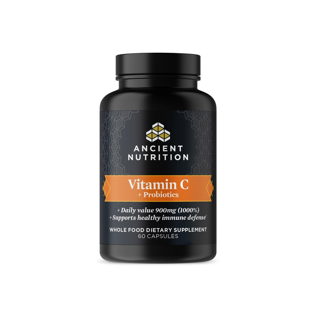 Eski Beslenme Probiyotikleri ve C Supplement, Sağlıklı Immune Sistemi ve Gut Health, GMOs olmadan Made, Superfoods Supplement, Paleo ve Keto Friendly, 30 Hizmet