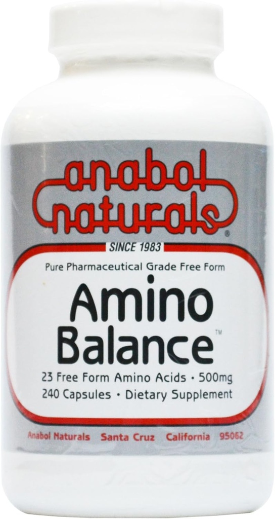 Nitro Balance 240 caps, Amino Energy Supplement, 23 Freeform Amino Asits EAA'nın Spor Beslenmesi Için 9 Temel Amino Asits, Post Workout Muscle Recovery
