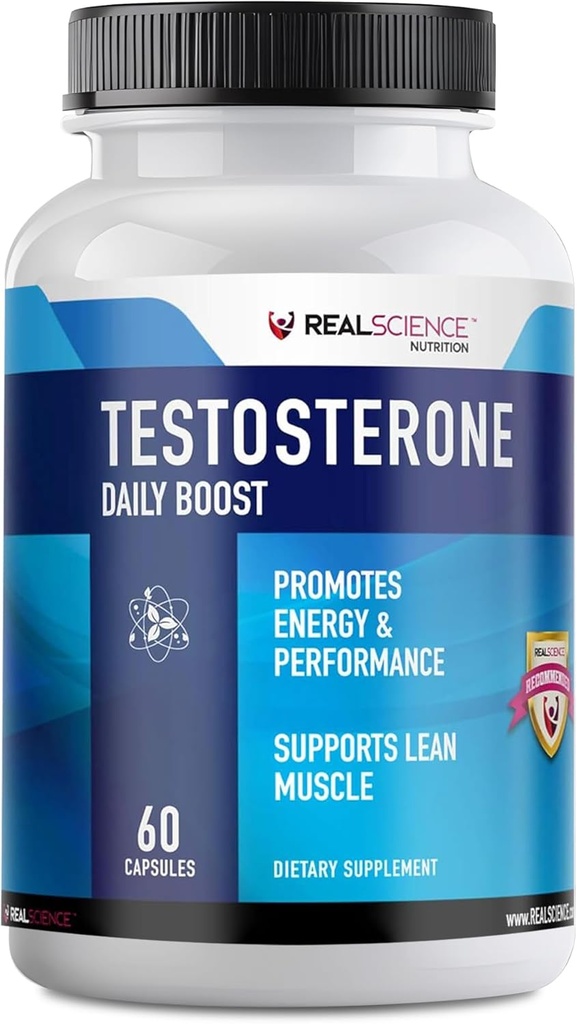 Günlük Boost Free testosteron ATM for Men - Kas Büyümesi için en güçlü Supplement, Body Building & Energy 9 Güçlü Malzemelerle - 60 Capsules
