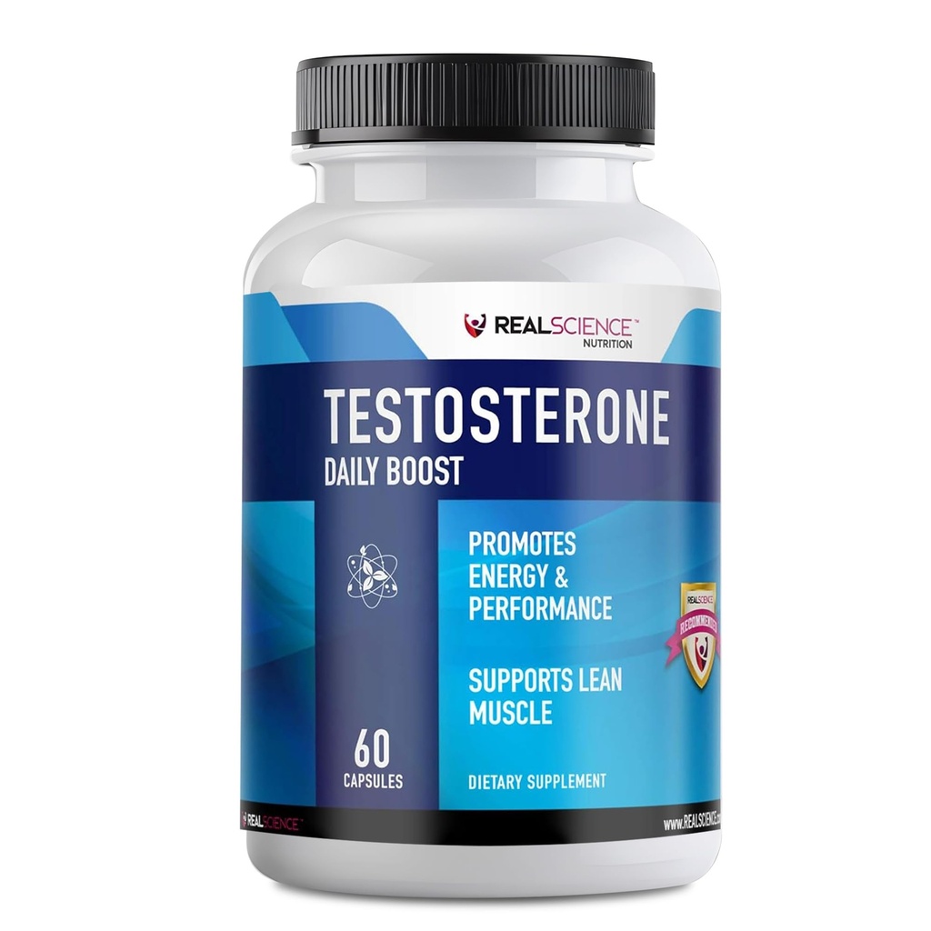 Günlük Boost Free testosteron ATM for Men - Kas Büyümesi için en güçlü Supplement, Body Building & Energy 9 Güçlü Malzemelerle - 60 Capsules