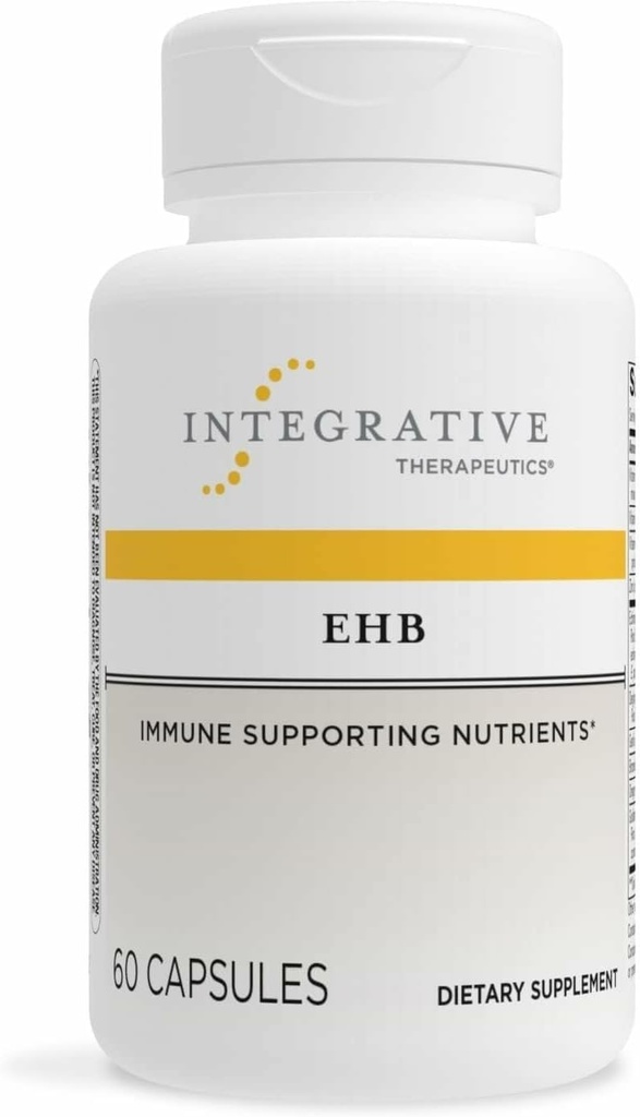 Allive Treatments EHB - Immune Support Supplement with Vitamins A, C & B6* - Mineral Support with çinko - Dairy-Free & Gluten-Free - 60 Capsules (20 hizmet)