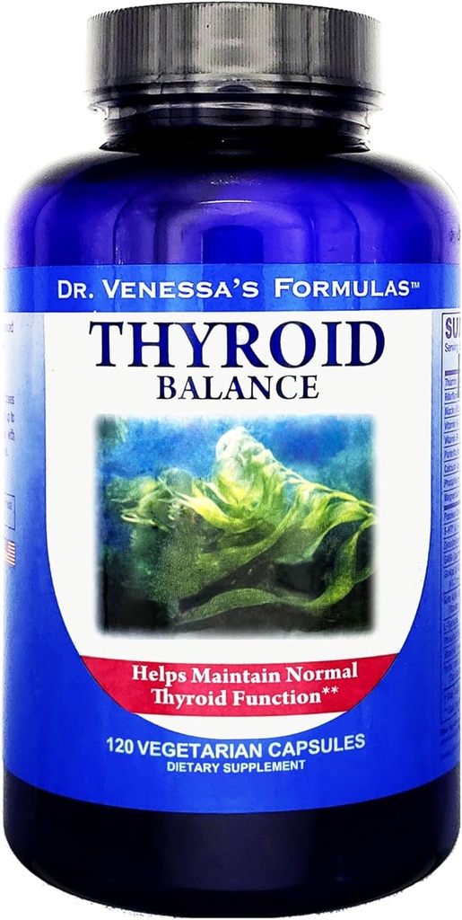 Dr. Venessa'nın FormulasTM Tiroid Dengesi 120 Vegetarian Capsules