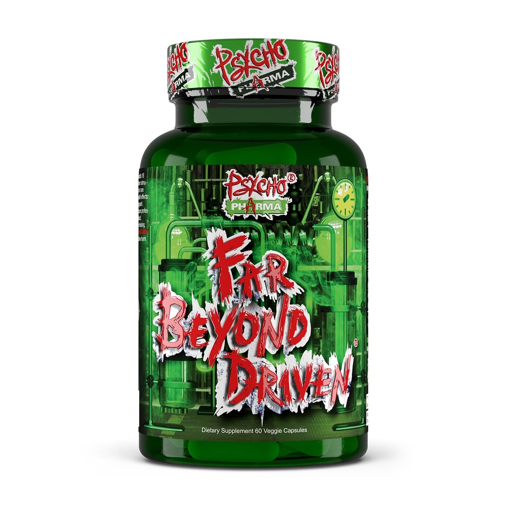 Psiko Pharma Far Beyond Driven, Geliştirilmiş Focus ile Burn için, Olumlu Mood.